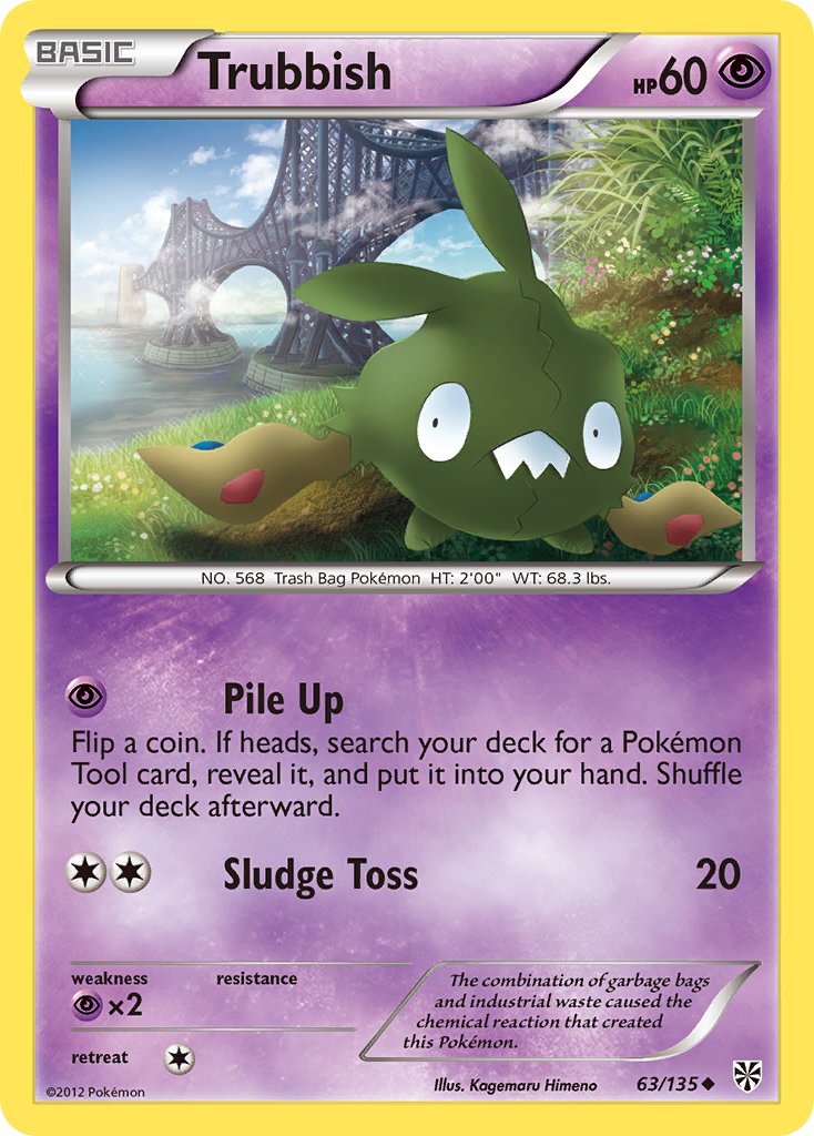 Trubbish 63/135 Uncommon - MissingNo.