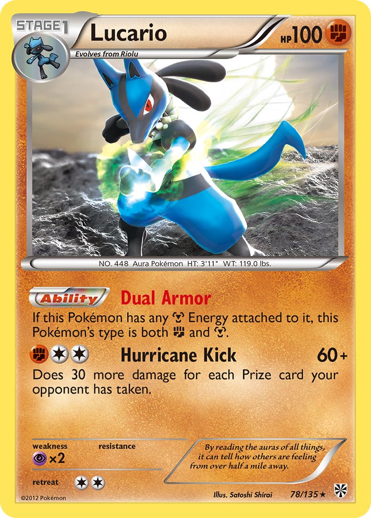 Lucario 78/135 Holo Rare - MissingNo.