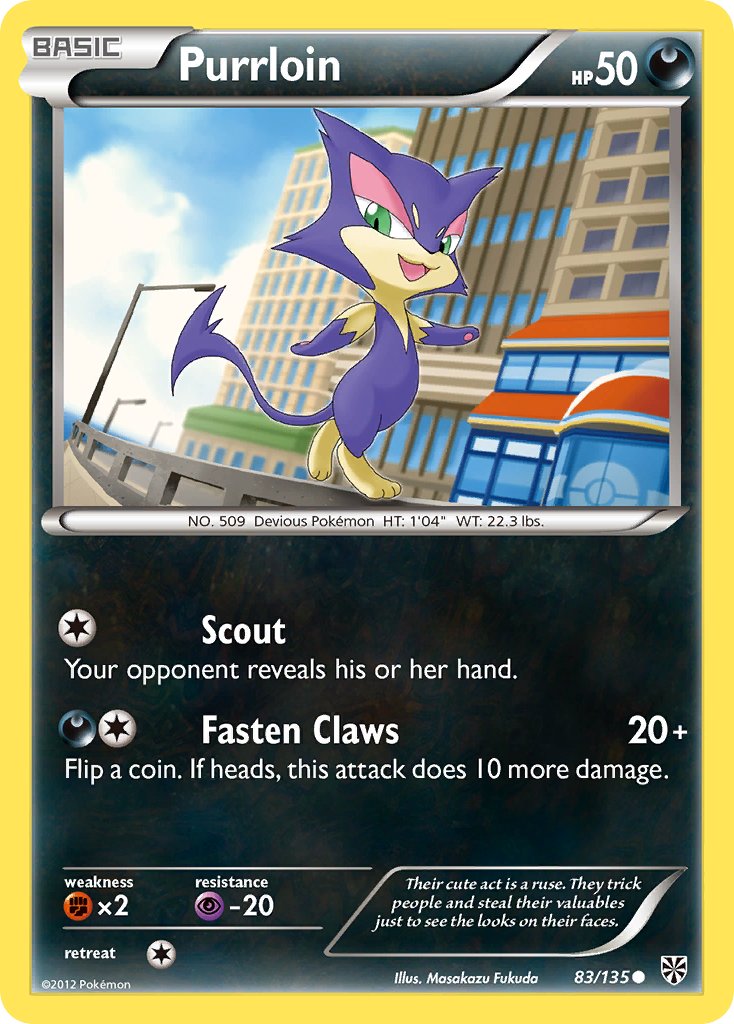 Purrloin 83/135 Reverse Common - MissingNo.