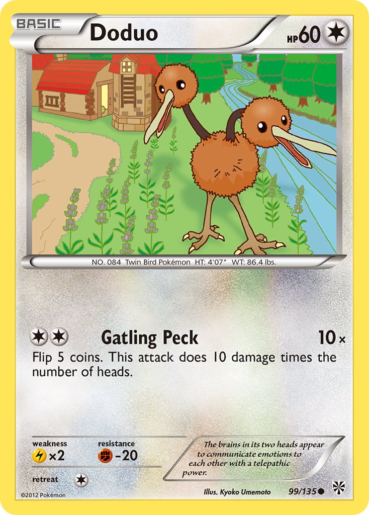 Doduo 99/135 Reverse Common - MissingNo.
