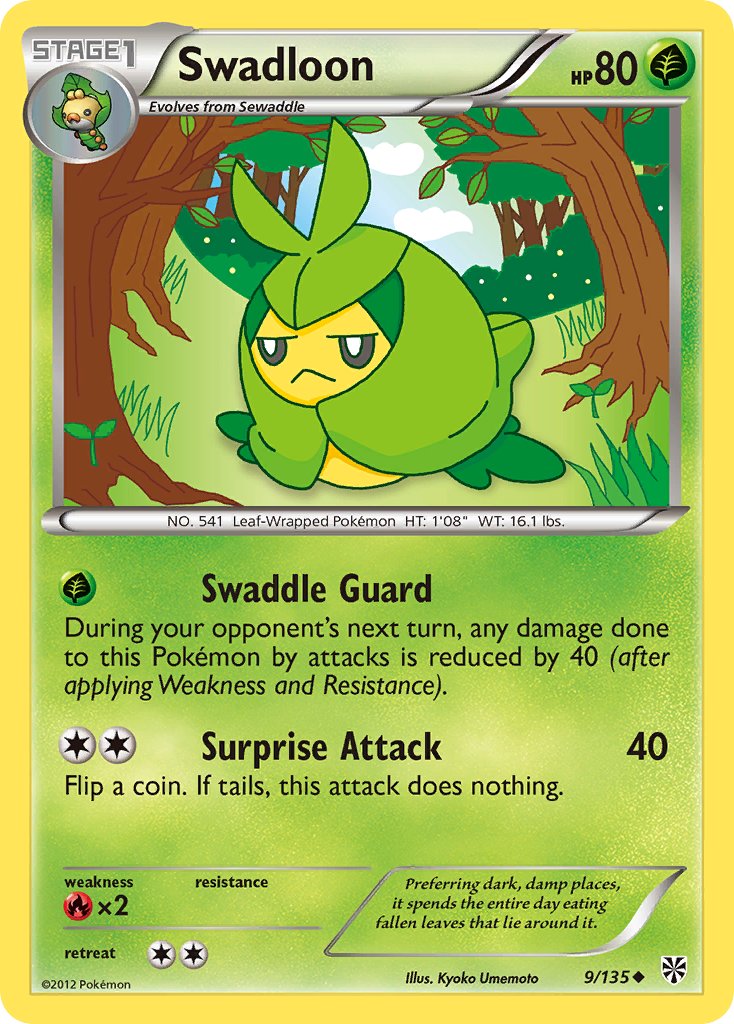 Swadloon 9/135 Reverse Uncommon - MissingNo.