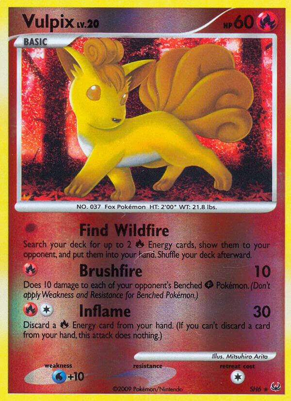 Vulpix SH6 Reverse Secret Rare - MissingNo.