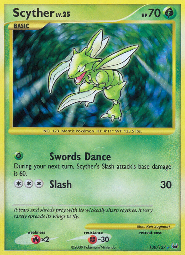 Scyther 130/127 Holo Secret Rare - MissingNo.