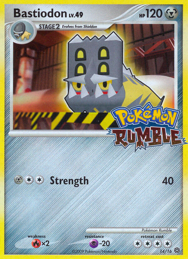 Bastiodon 14/16 Pokémon Rumble Stamp - MissingNo.