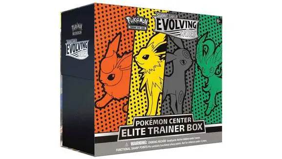 Evolving Skies Pokemon Center Exclusive Elite Trainer Box random art - MissingNo.