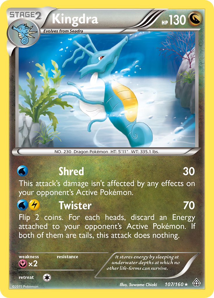 Kingdra 107/160 Reverse Rare - MissingNo.