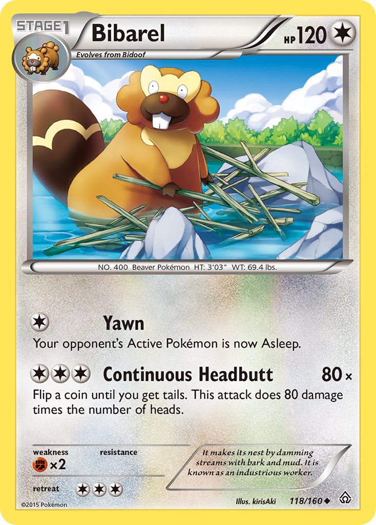 Bibarel 118/160 Uncommon - MissingNo.