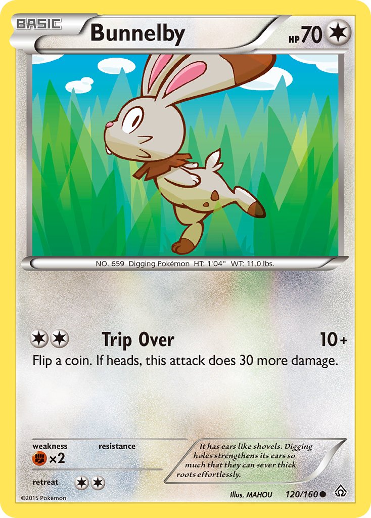 Bunnelby 120/160 Reverse Common - MissingNo.