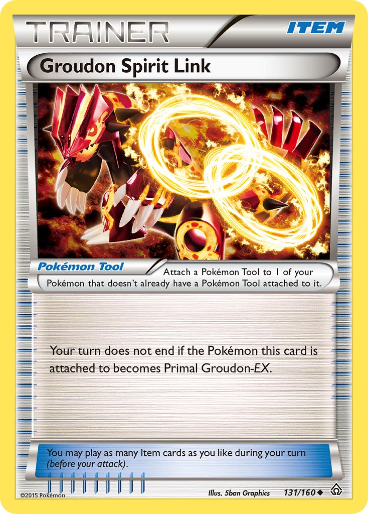 Groudon Spirit Link 131/160 Reverse Uncommon - MissingNo.