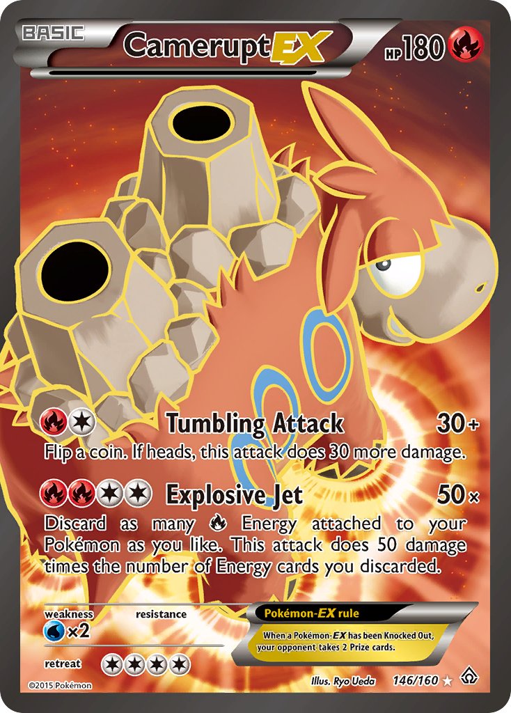 Camerupt EX 146/160 Holo Ultra Rare EX - MissingNo.