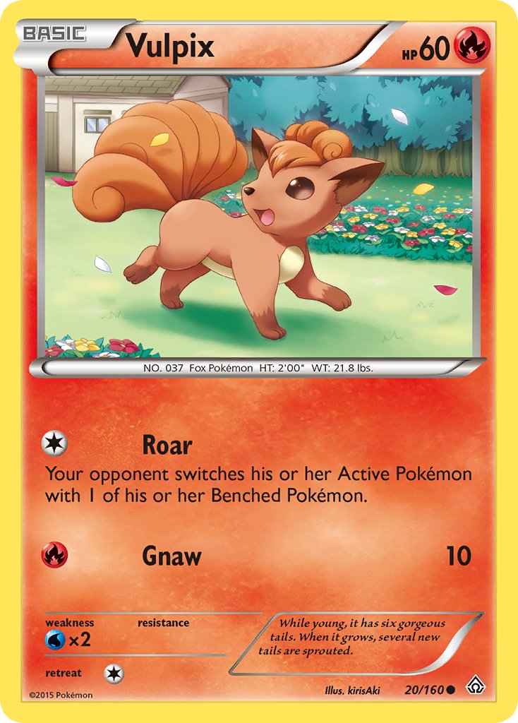 Vulpix 20/160 Reverse Common - MissingNo.