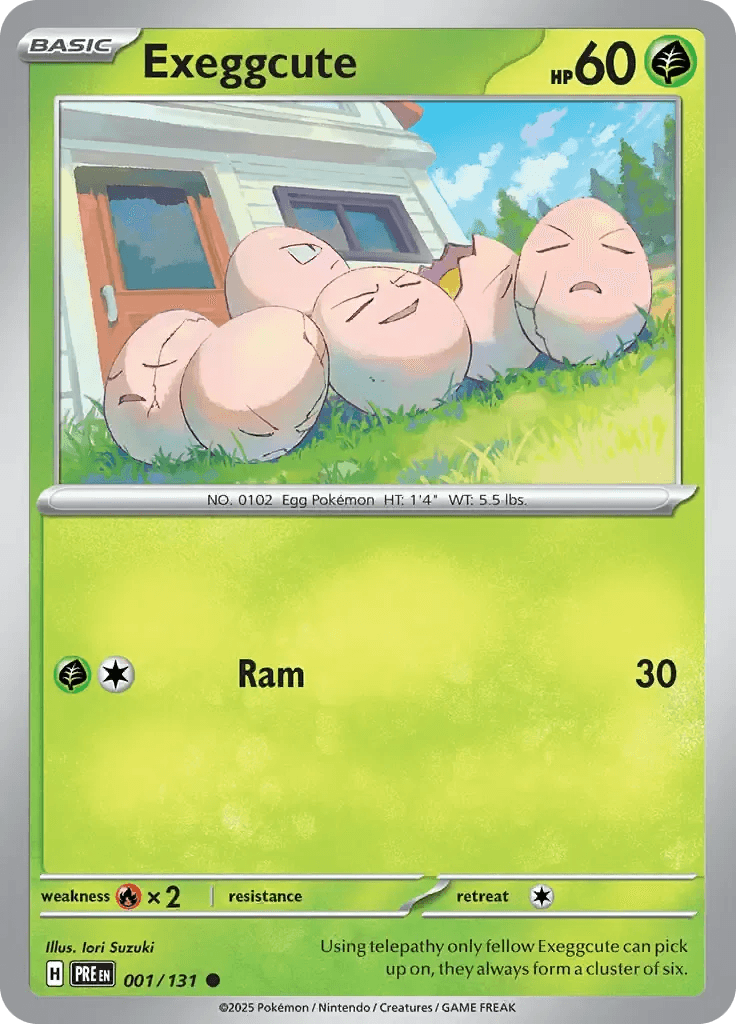 Exeggcute 1/131 Common - MissingNo.