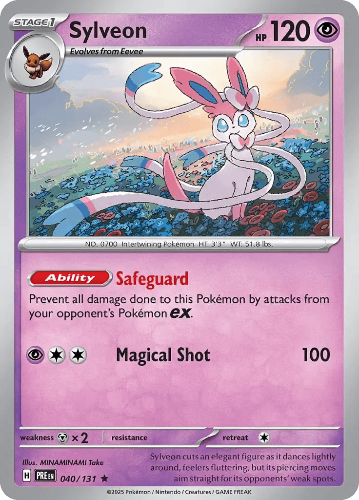 Sylveon 40/131 Holo Rare - MissingNo.