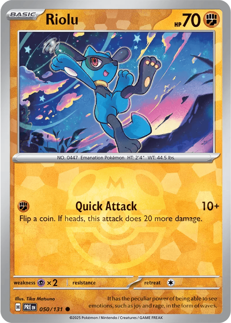Riolu 50/131 Reverse Common - MissingNo.