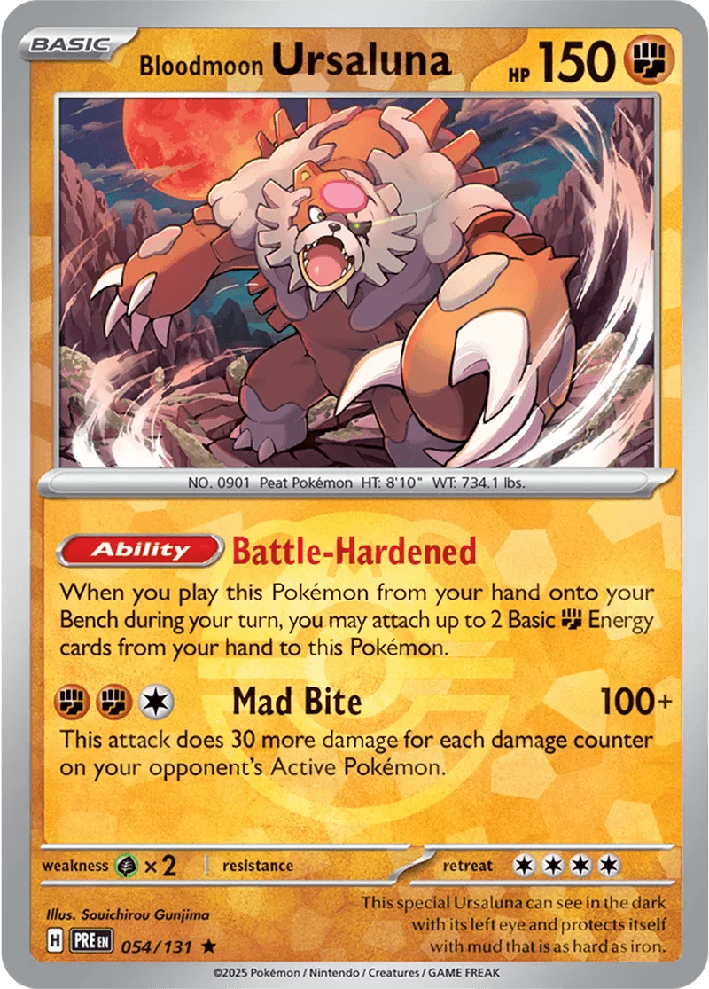 Bloodmoon Ursaluna 54/131 Reverse Rare - MissingNo.