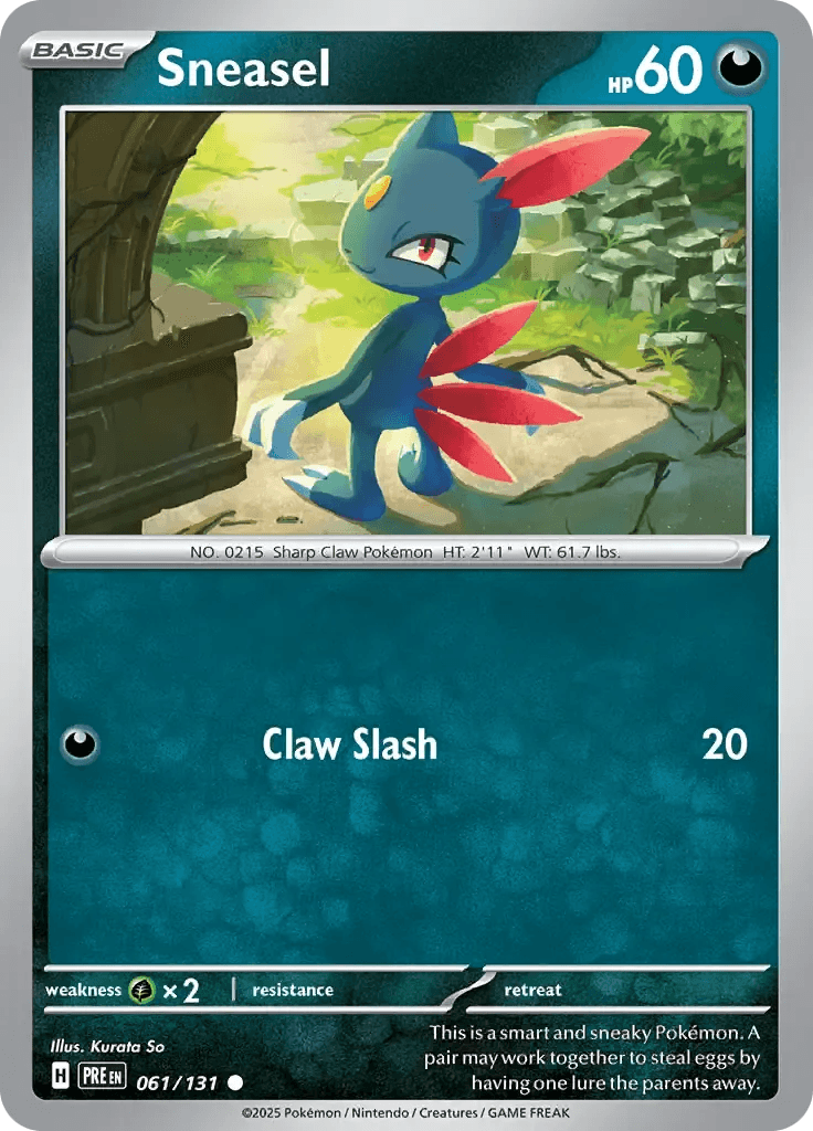 Sneasel 61/131 Common - MissingNo.