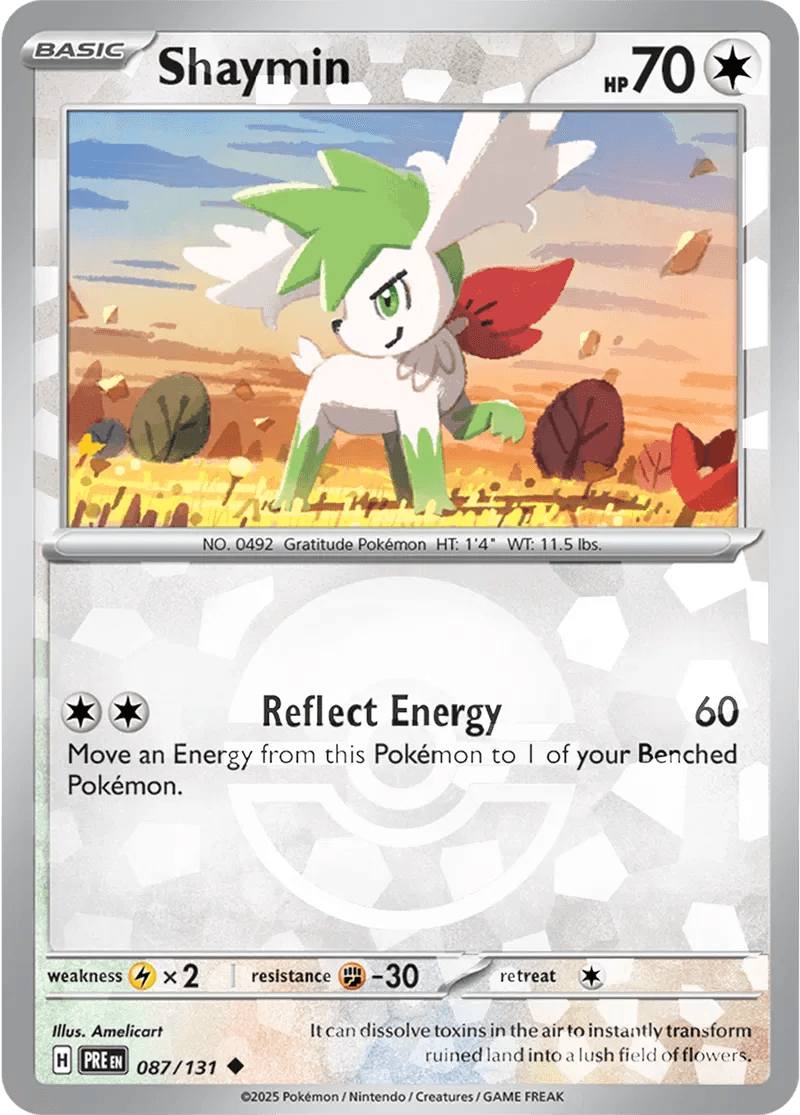 Shaymin 87/131 Poké Ball Holo Uncommon - MissingNo.