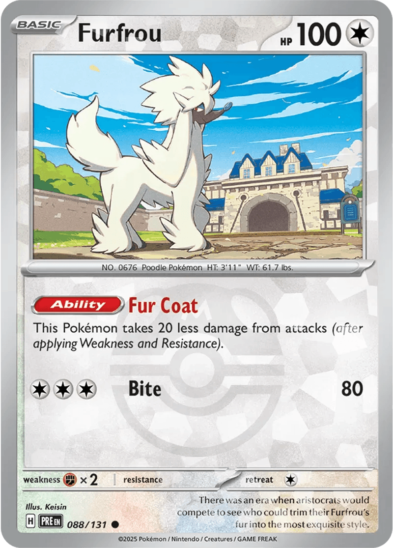 Furfrou 88/131 Reverse Common - MissingNo.