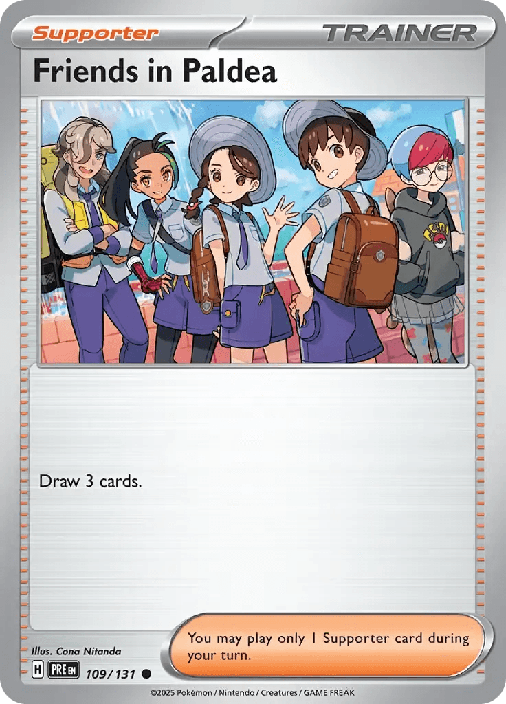 Friends in Paldea 109/131 Common - MissingNo.