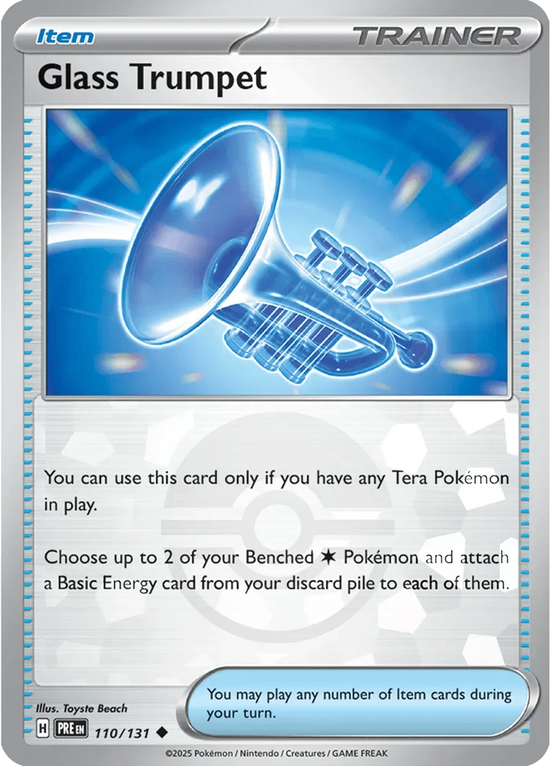 Glass Trumpet 110/131 Reverse Uncommon - MissingNo.