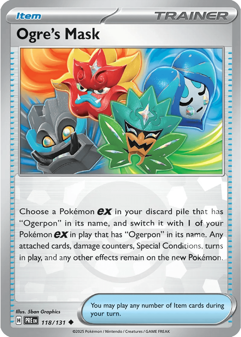 Ogre's Mask 118/131 Reverse Uncommon - MissingNo.