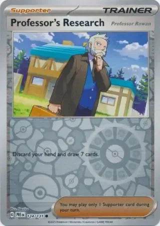 Professor's Research 124/131 Poké Ball Holo Common - MissingNo.