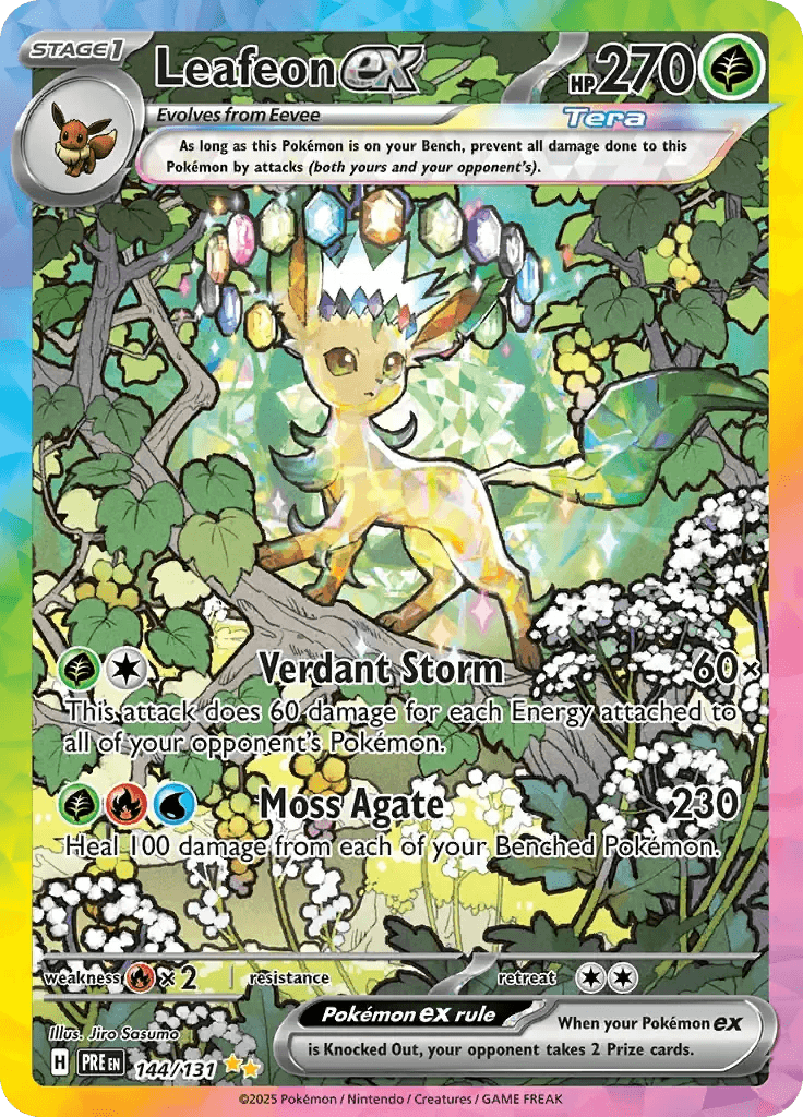 Leafeon ex 144/131 Special Illustration Rare ex - MissingNo.