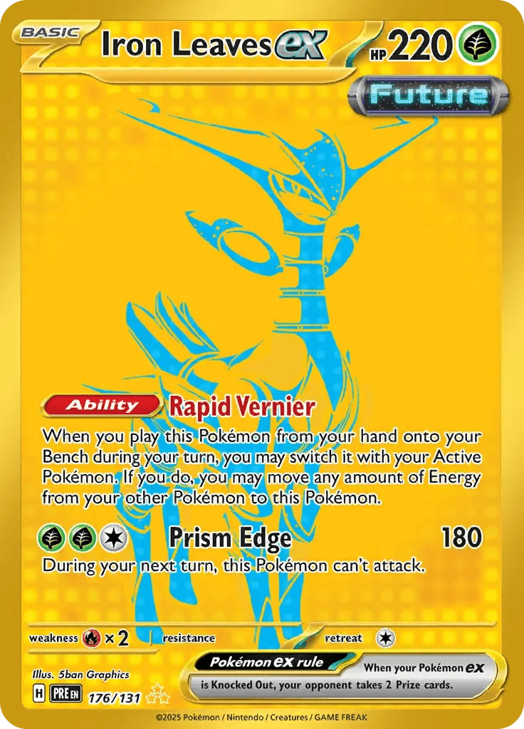 Iron Leaves ex 176/131 Hyper Rare ex - MissingNo.