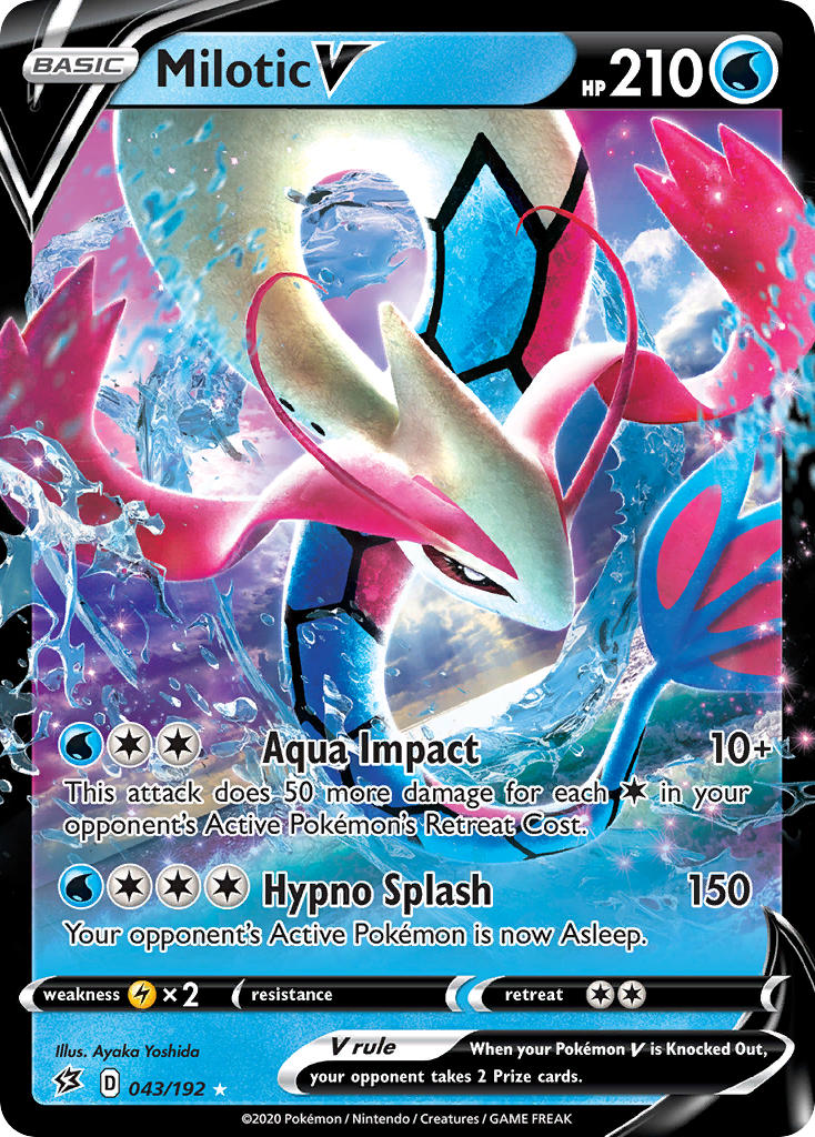 Milotic V 043/192 Holo Rare V - MissingNo.