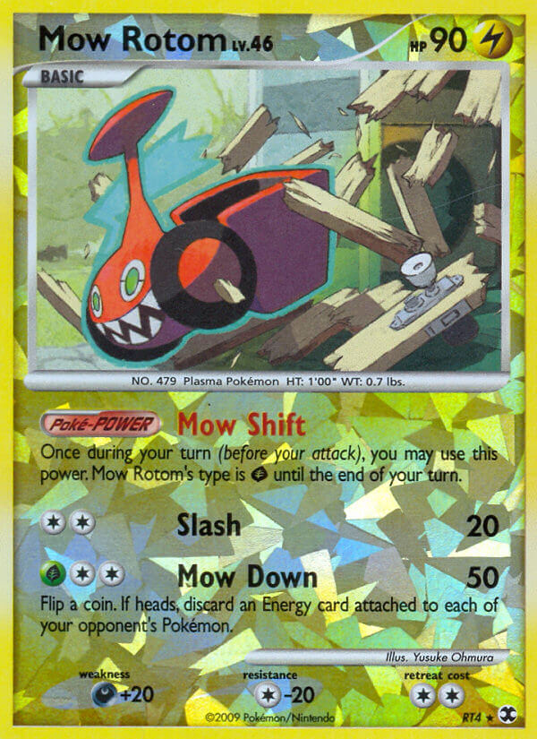 Mow Rotom RT4 Holo Rare - MissingNo.