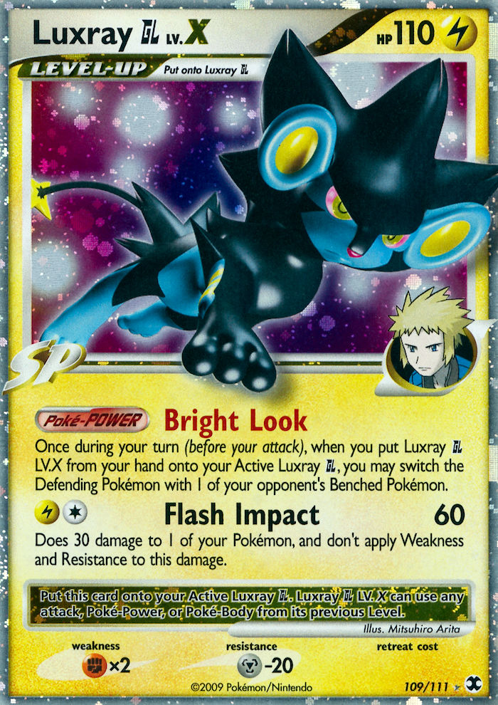 Luxray GL LV.X 109/111 Holo Rare LV.X - MissingNo.