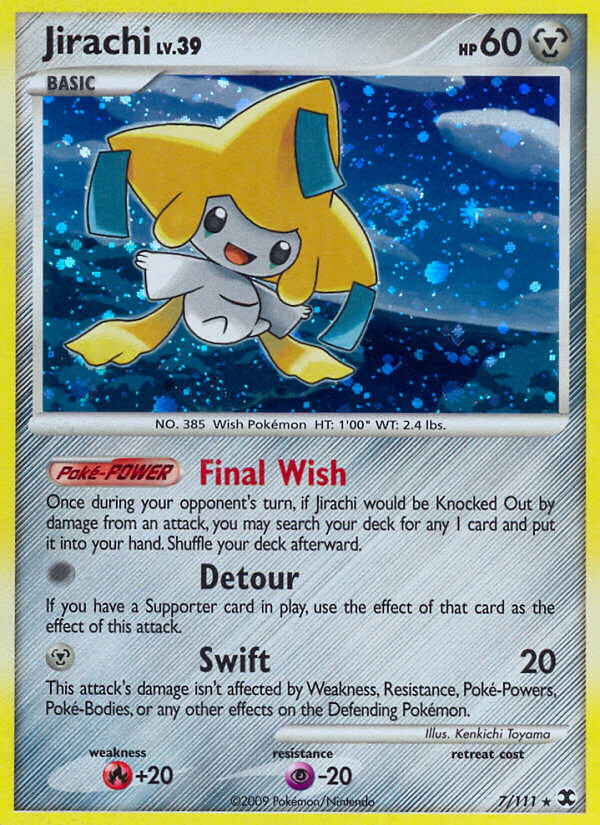 Jirachi 7/111 Reverse Rare - MissingNo.