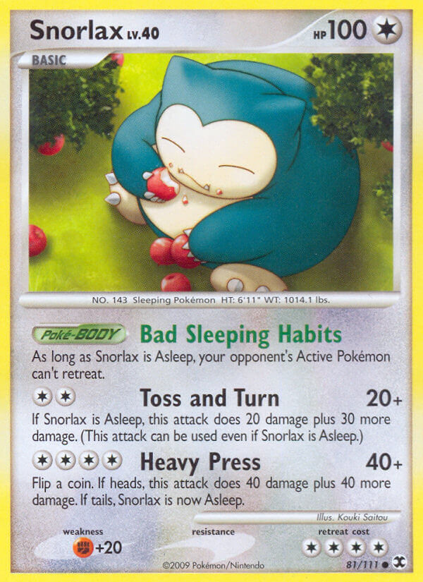 Snorlax 81/111 Common - MissingNo.