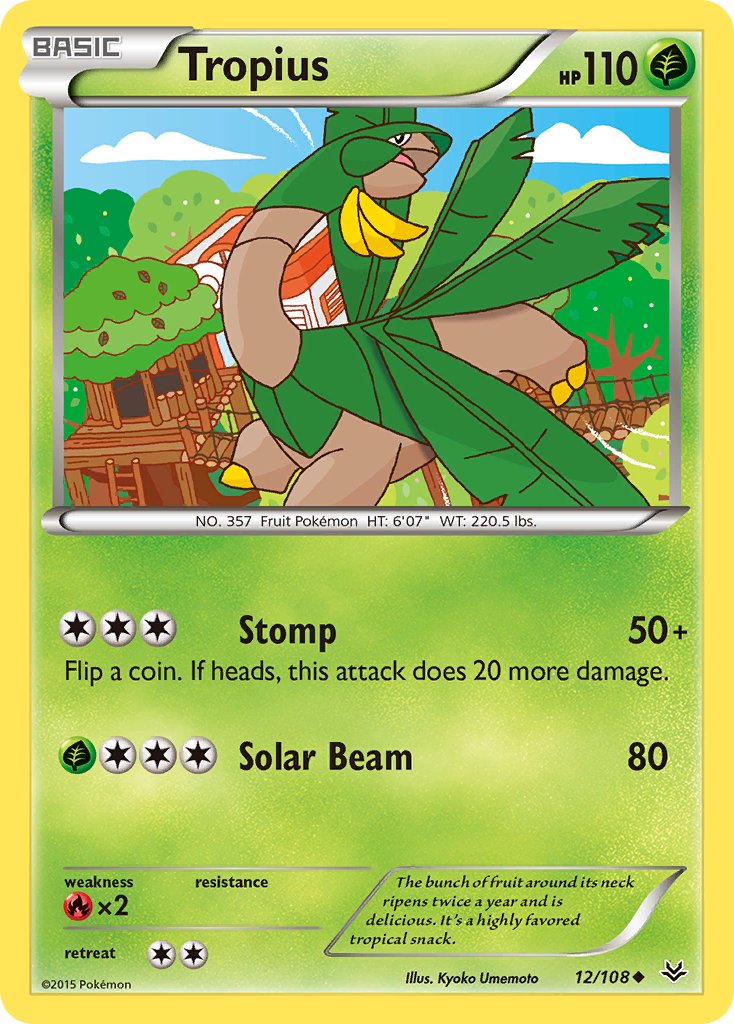 Tropius 12/108 Reverse Uncommon - MissingNo.
