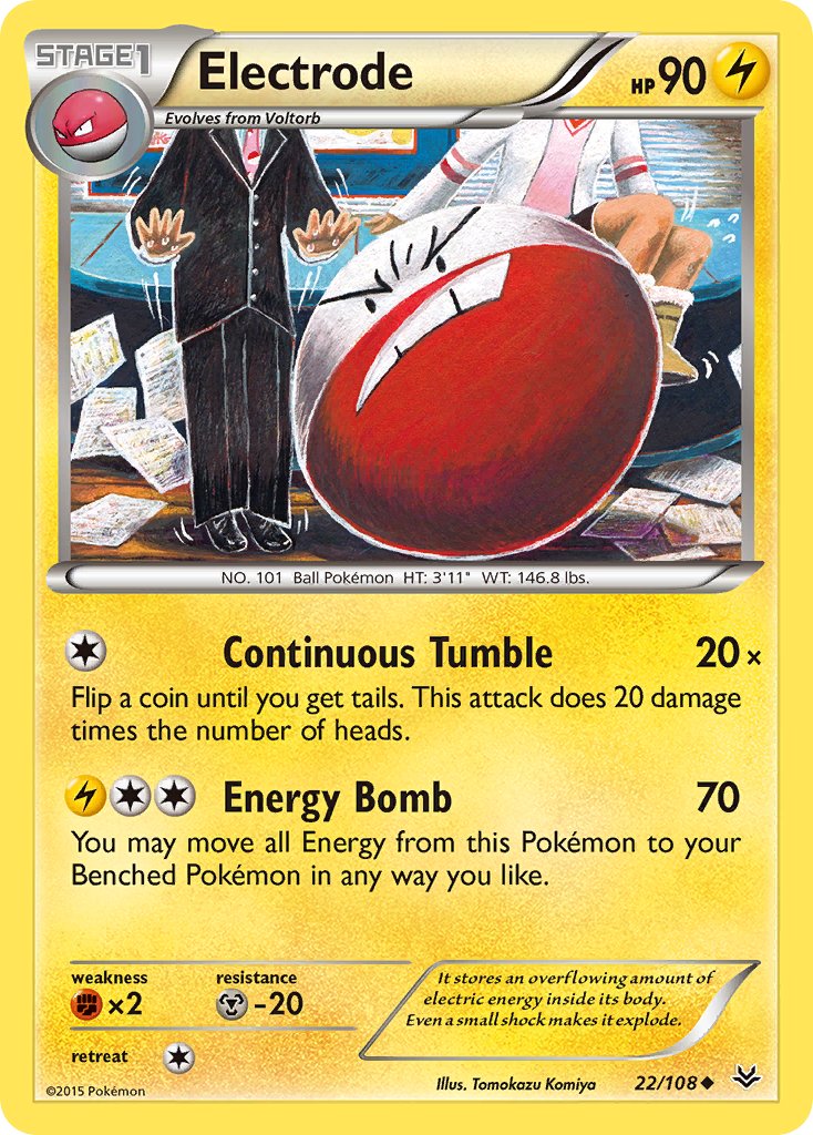 Electrode 22/108 Reverse Uncommon - MissingNo.