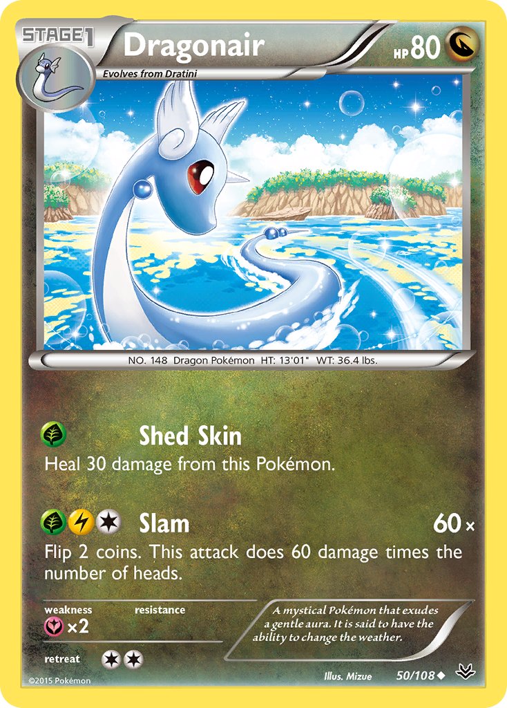 Dragonair 50/108 Reverse Uncommon - MissingNo.