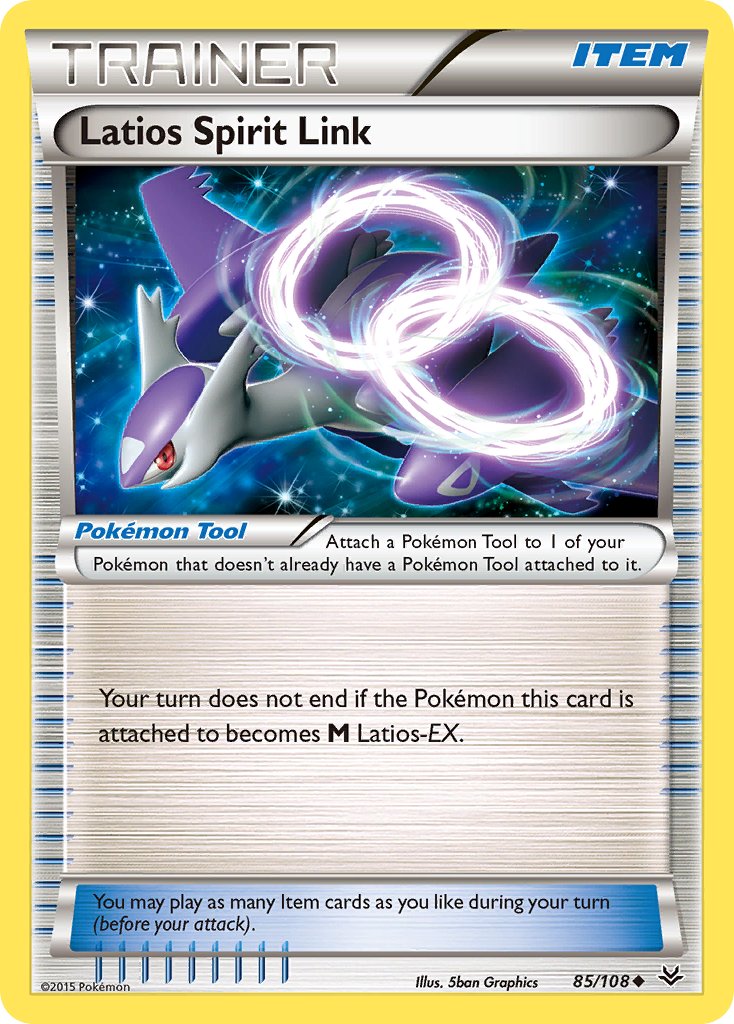 Latios Spirit Link 85/108 Reverse Uncommon - MissingNo.
