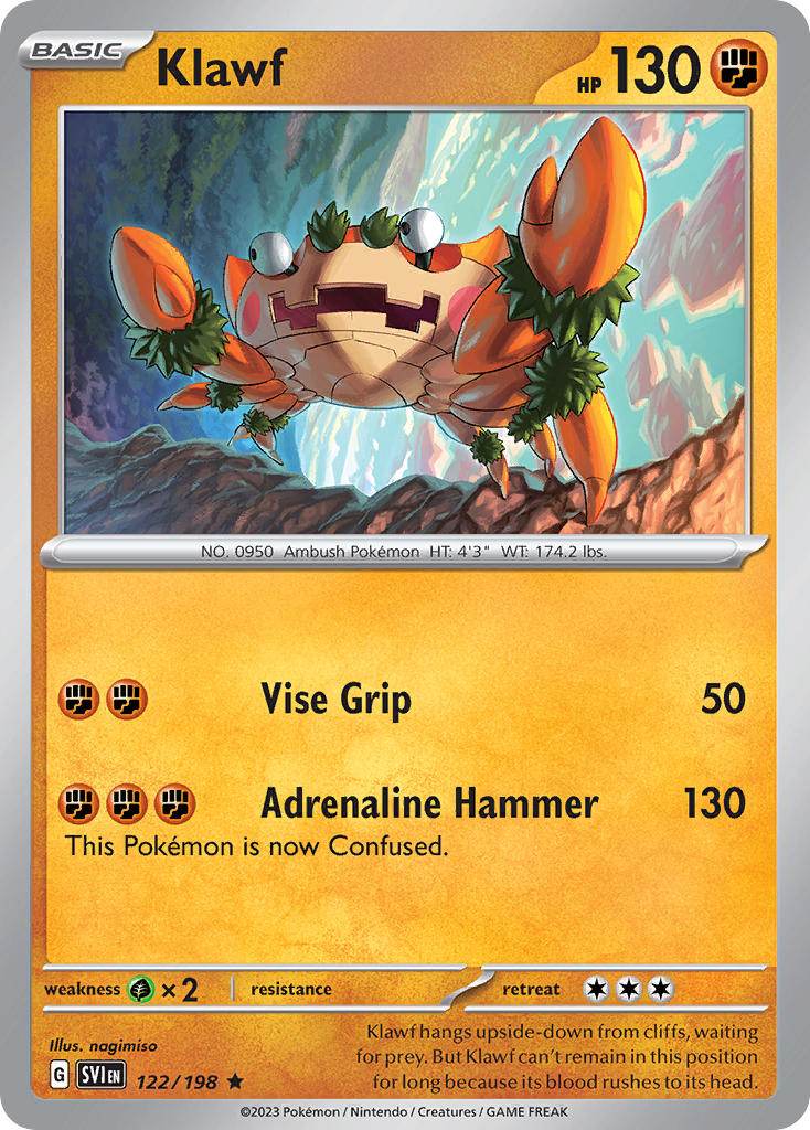 Klawf 122/198 Holo Rare - MissingNo.