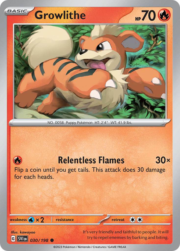 Growlithe 30/198 Common - MissingNo.