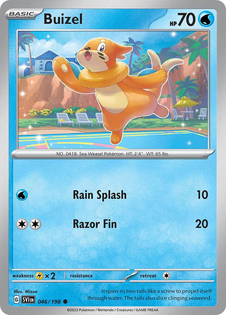 Buizel 46/198 Reverse Common - MissingNo.