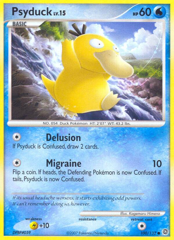 Psyduck 100/132 Reverse Common - MissingNo.