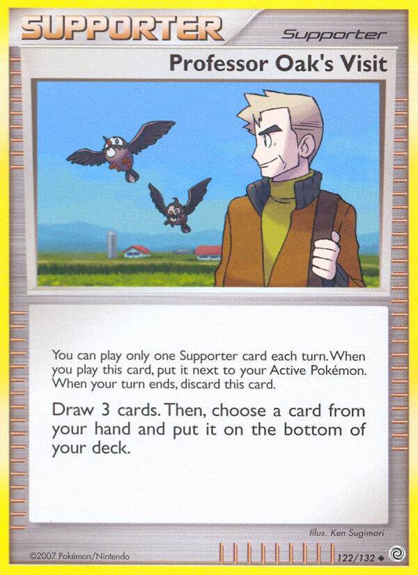 Professor Oak's Visit 122/132 Reverse Uncommon - MissingNo.