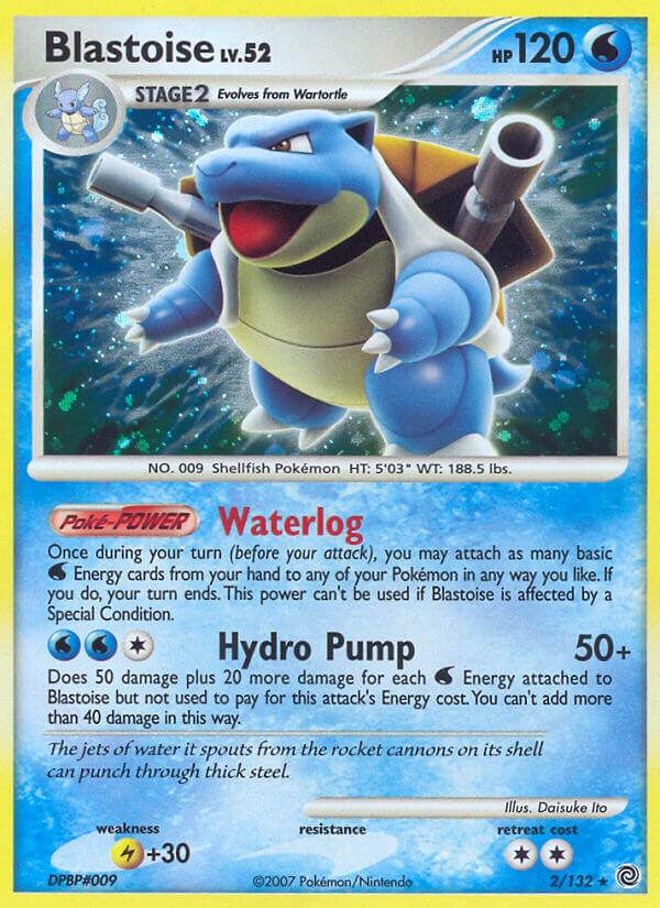Blastoise 2/132 Reverse Rare - MissingNo.