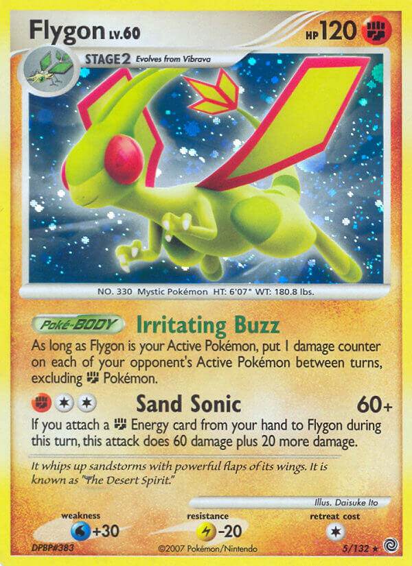 Flygon 5/132 Reverse Rare - MissingNo.