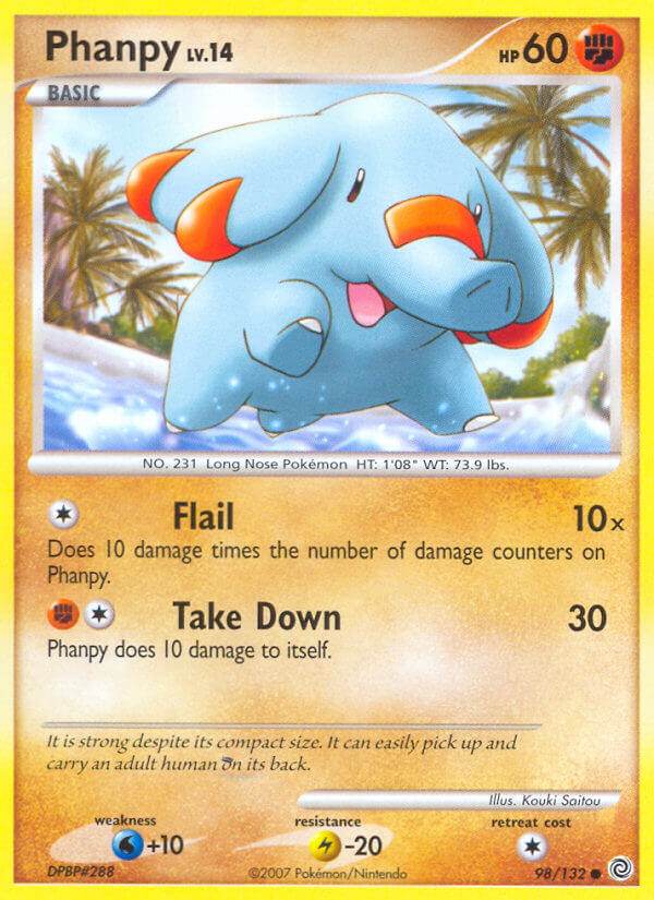 Phanpy 98/132 Reverse Common - MissingNo.