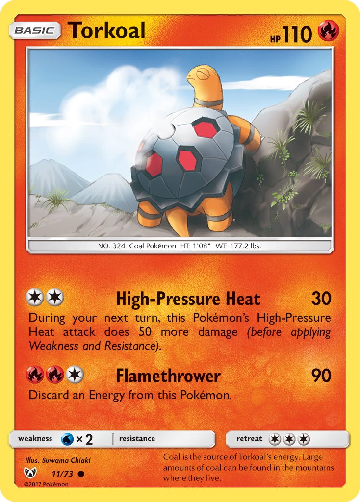 Torkoal 11/73 Reverse Common - MissingNo.