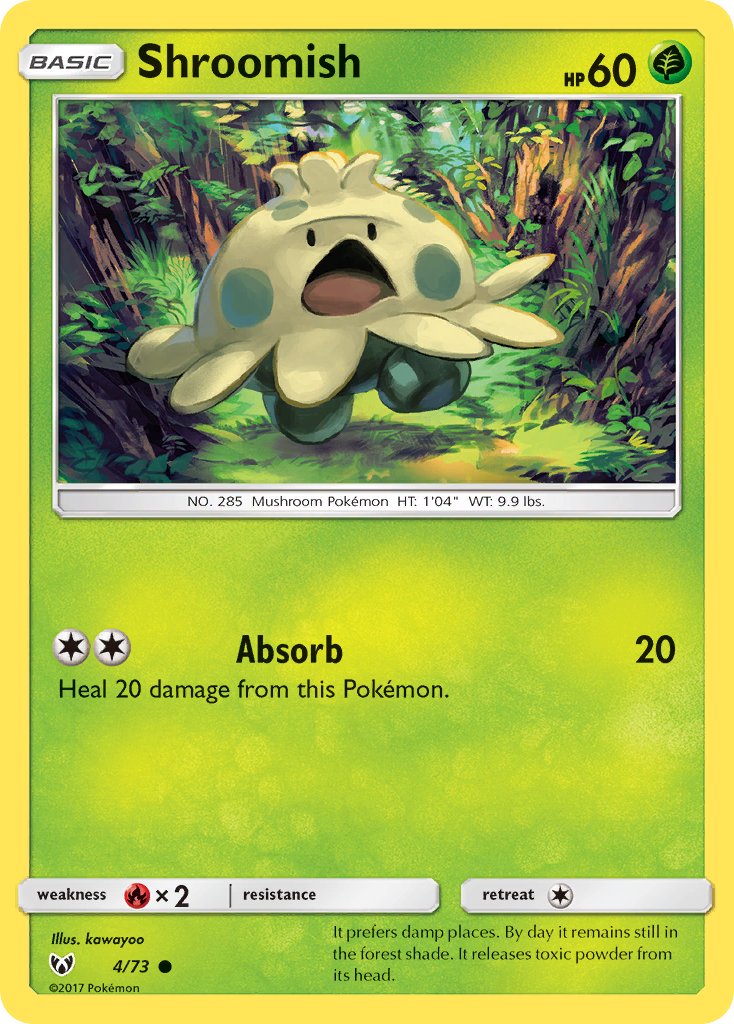 Shroomish 4/73 Reverse Common - MissingNo.