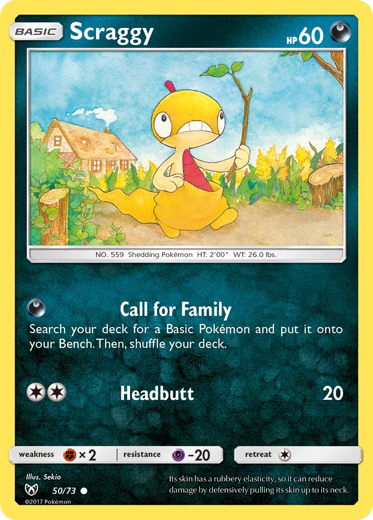 Scraggy 50/73 Reverse Common - MissingNo.