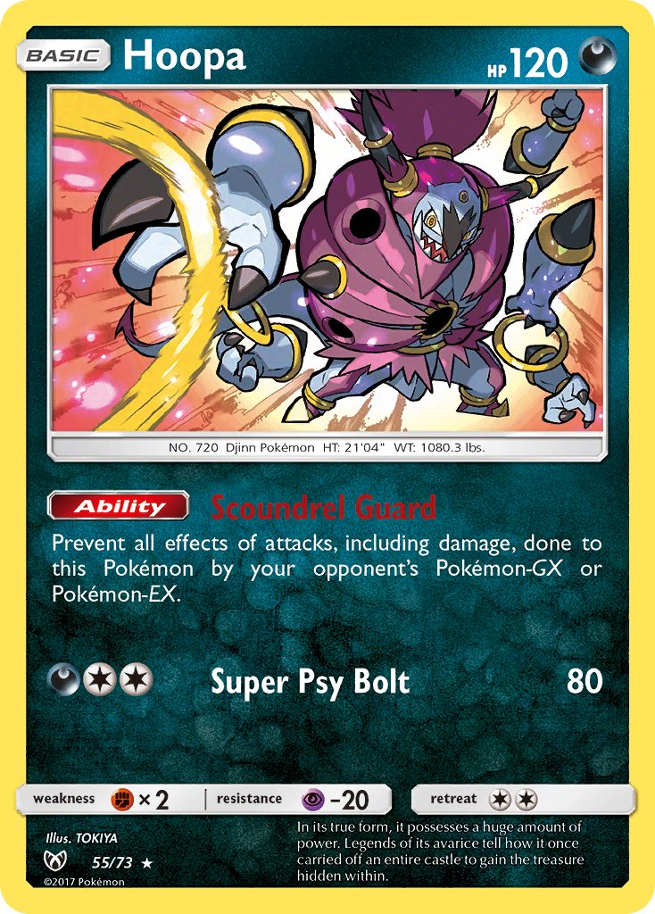 Hoopa 55/73 Reverse Rare - MissingNo.