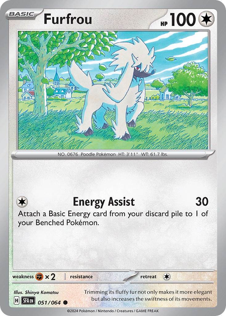 Furfrou 51/64 Reverse Common - MissingNo.